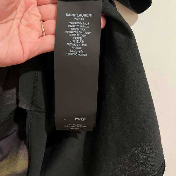 Saint Laurent Tie Dye tee. Size Large. Worn once - Picture 3 of 8